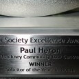 HCLC is delighted to announce that following our shortlisting for two of this year’s Law Society Excellence Awards, HCLC solicitor Paul Heron (pictured below) beat off stiff competition to win this year’s ‘Solicitor...